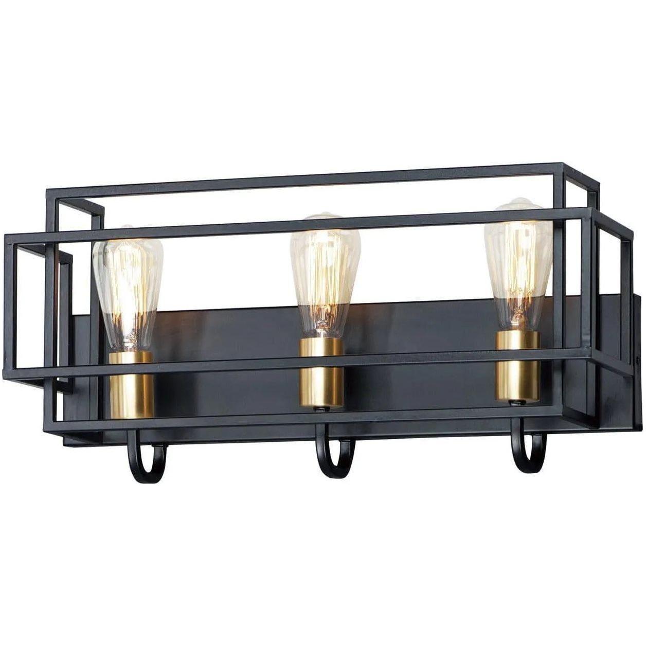 Maxim Lighting - Liner Bath Vanity - 10243BKSBR - Canada Light Shop