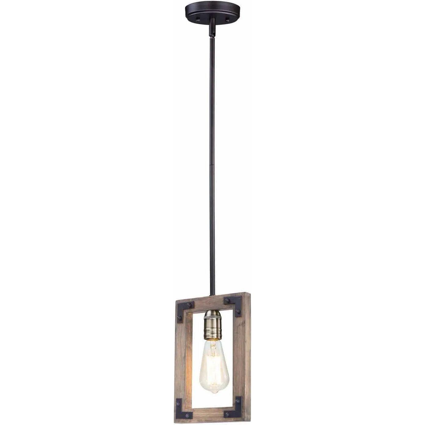 Maxim Lighting - Lodge Mini Pendant - 20331WOBZ - Canada Light Shop