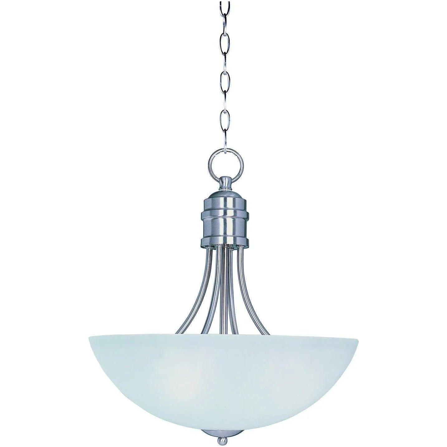 Maxim Lighting - Logan Bowl Pendant - 10044FTSN - Canada Light Shop