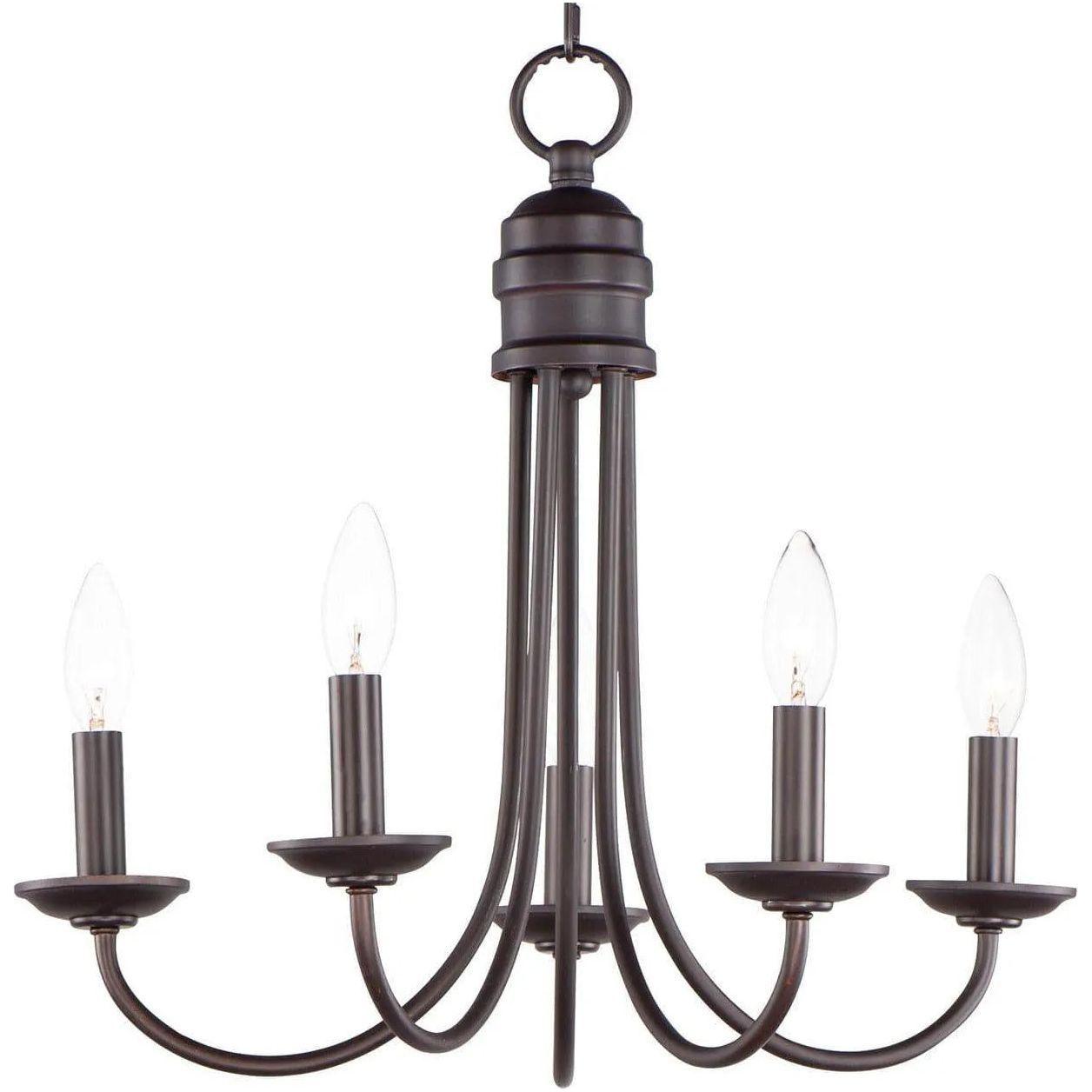 Maxim Lighting - Logan Candle Chandelier - 10345OI - Canada Light Shop