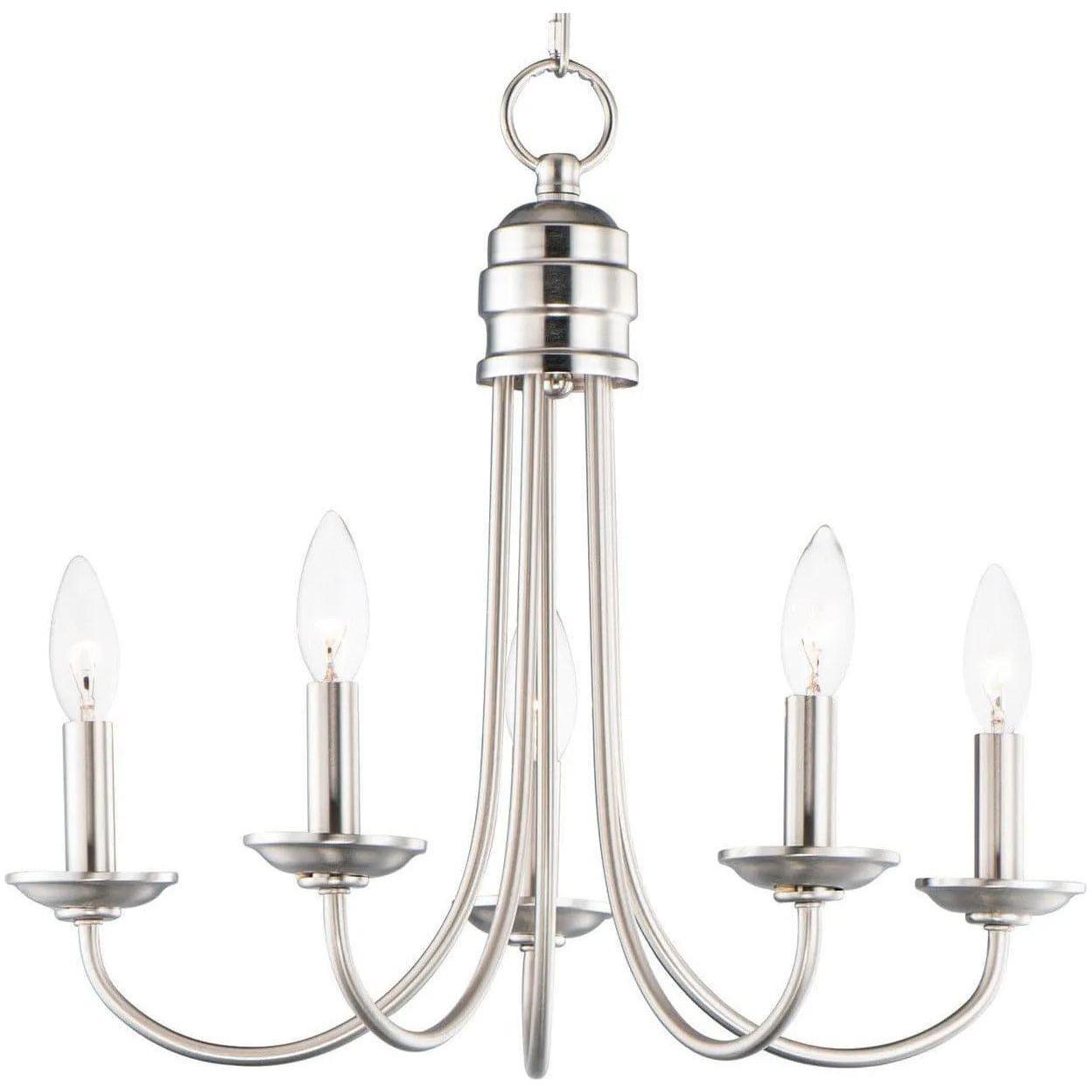 Maxim Lighting - Logan Candle Chandelier - 10345SN - Canada Light Shop