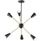 Maxim Lighting - Lovell Starburst Pendant - 11266BKSBR/BUL - Canada Light Shop