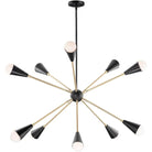 Maxim Lighting - Lovell Starburst Pendant - 11268BKSBR - Canada Light Shop