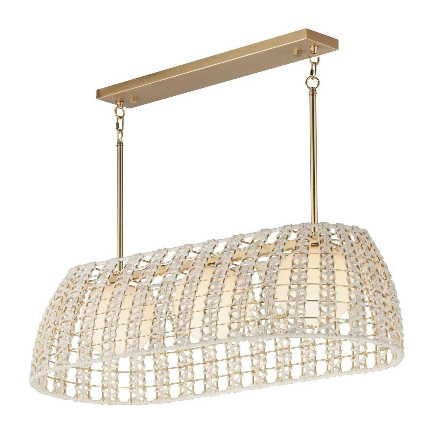 Maxim Lighting - Macrame Linear Pendant - 22483SWGLD - Canada Light Shop