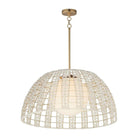 Maxim Lighting - Macrame Pendant - 22482SWGLD - Canada Light Shop