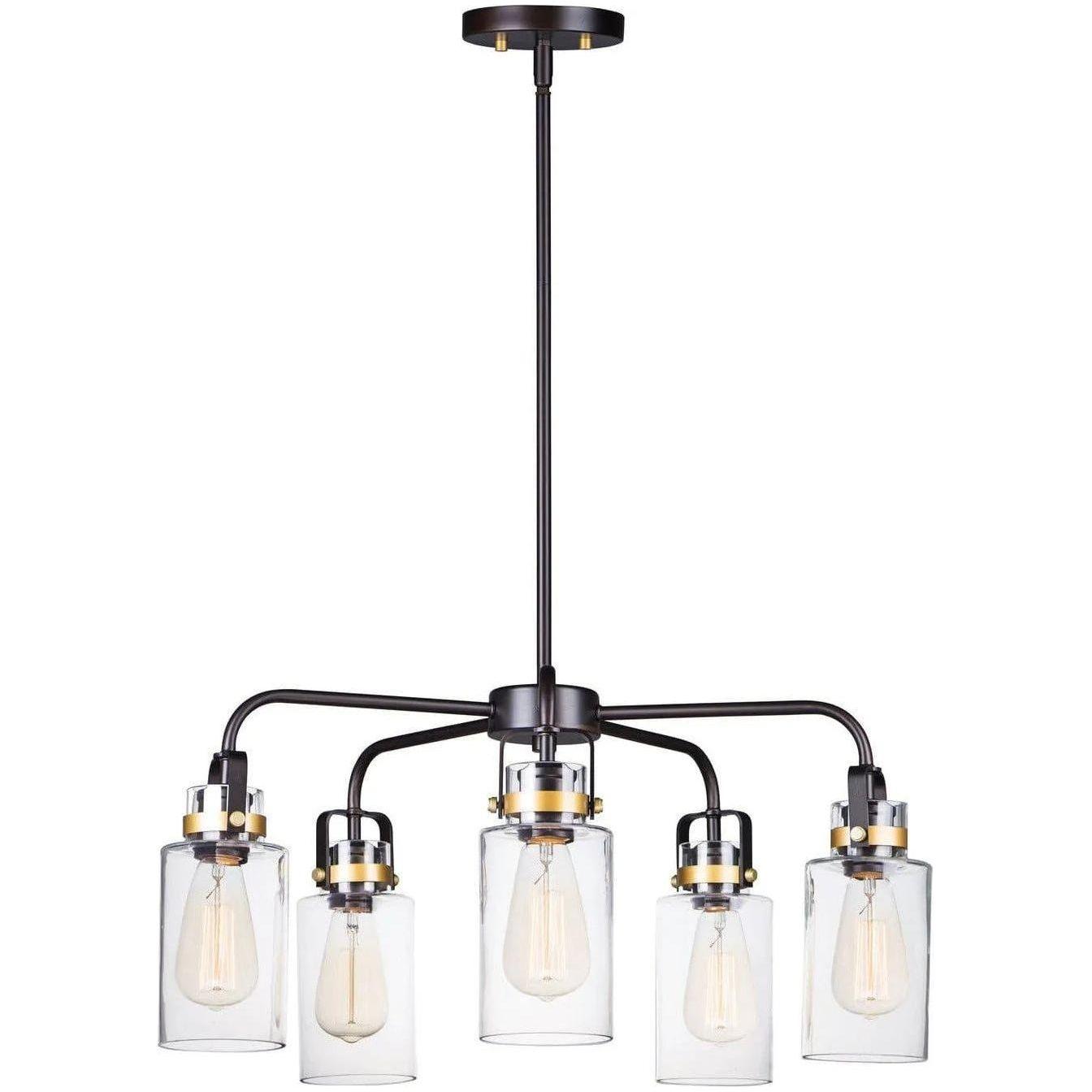 Maxim Lighting - Magnolia Chandelier - 30175CLBZGLD - Canada Light Shop