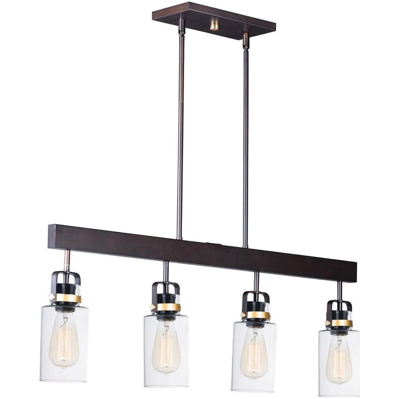 Maxim Lighting - Magnolia Linear Pendant - 30176CLBZGLD - Canada Light Shop