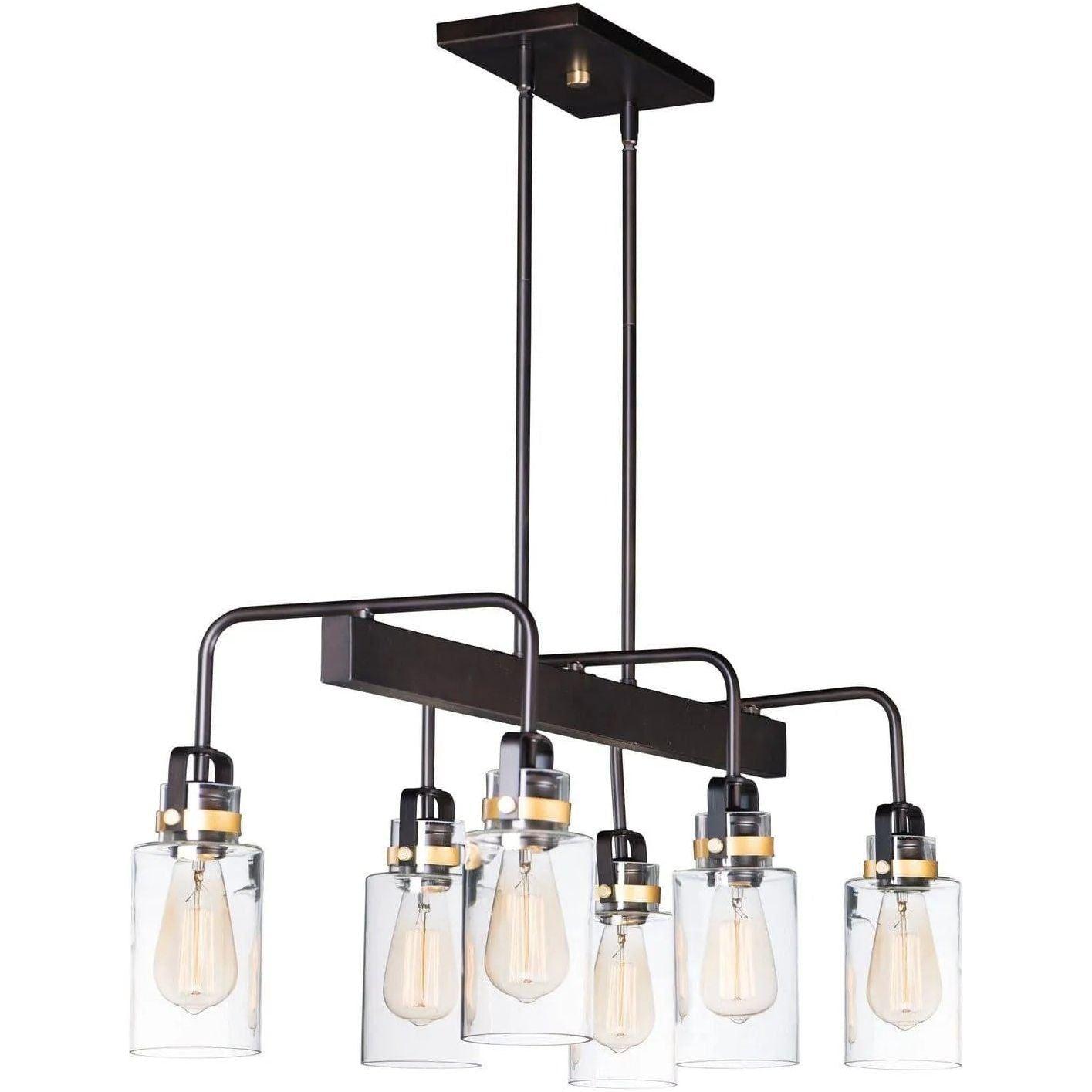 Maxim Lighting - Magnolia Linear Pendant - 30177CLBZGLD - Canada Light Shop