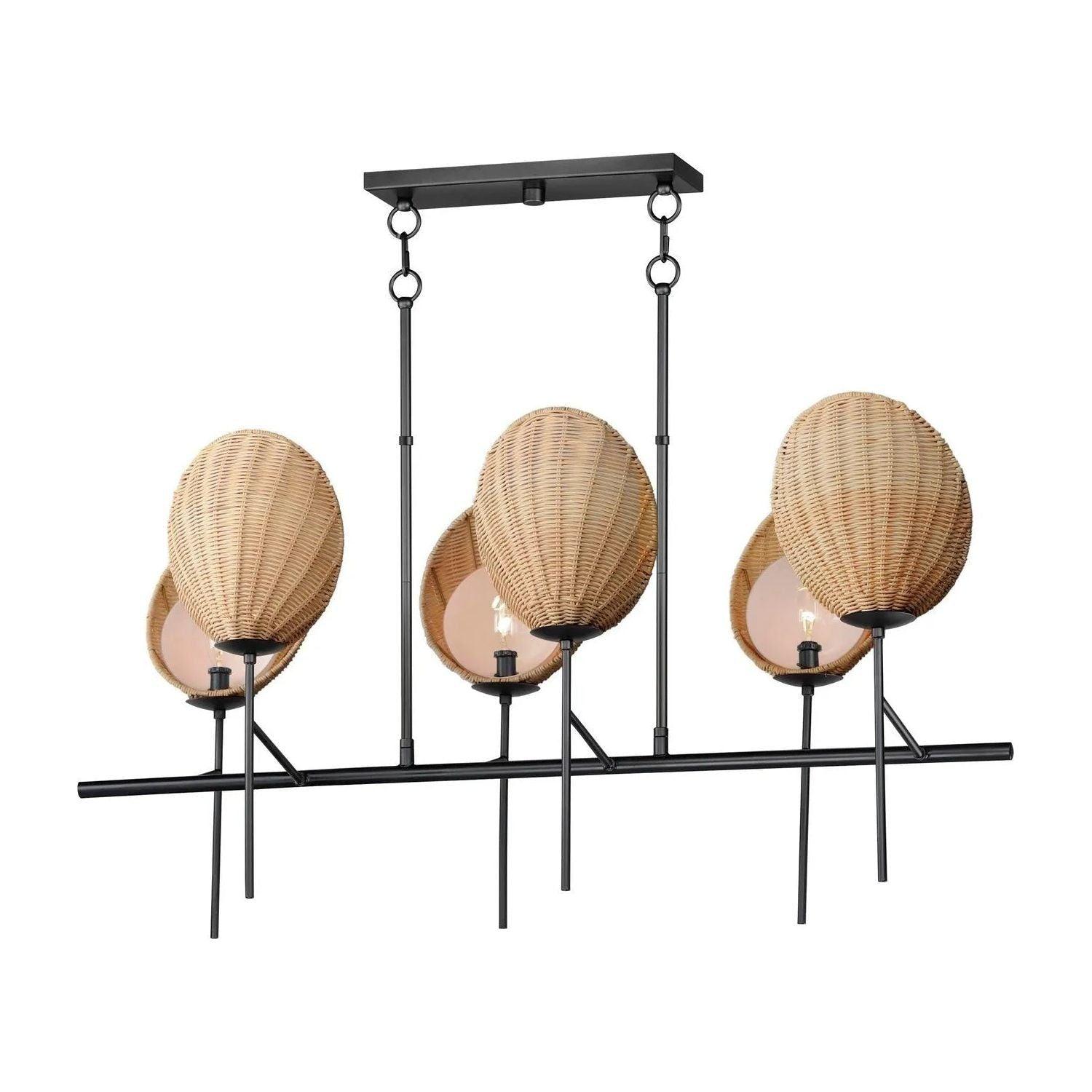 Maxim Lighting - Maldives Linear Chandelier - 12607NABK - Canada Light Shop