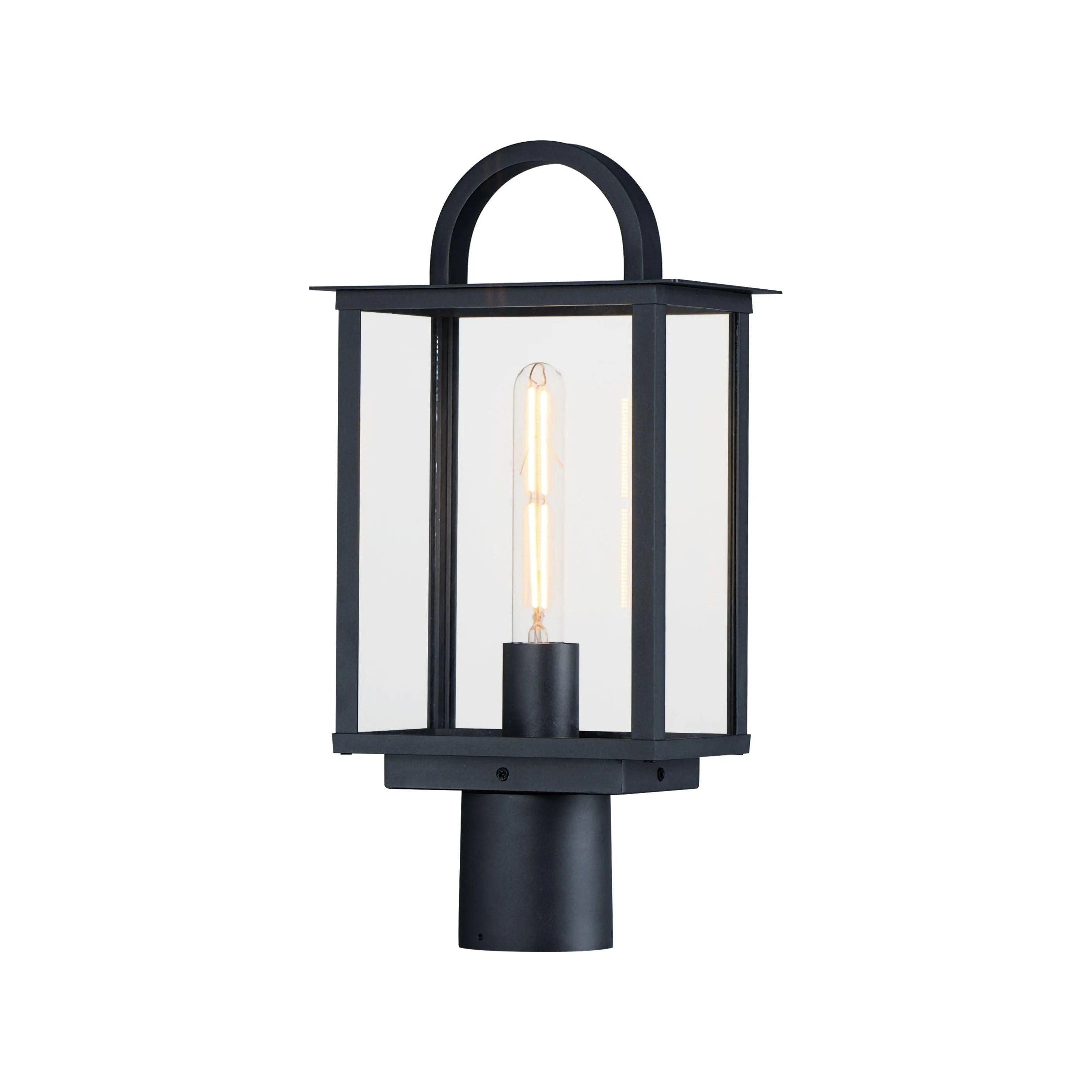 Maxim Lighting - Manchester Deck/Post Lantern - 30759CLBK - Canada Light Shop