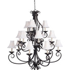 Maxim Lighting - Manor Chandelier - 12219OI/SHD123 - Canada Light Shop