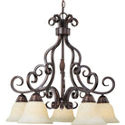 Maxim Lighting - Manor Downlight Chandelier - 12206FIOI - Canada Light Shop