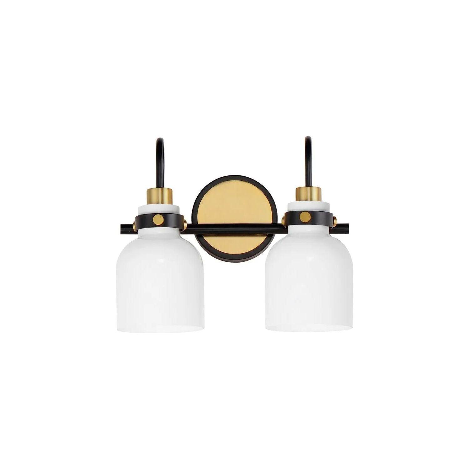 Maxim Lighting - Milk Bath Vanity - 12332WTBKSBR - Canada Light Shop