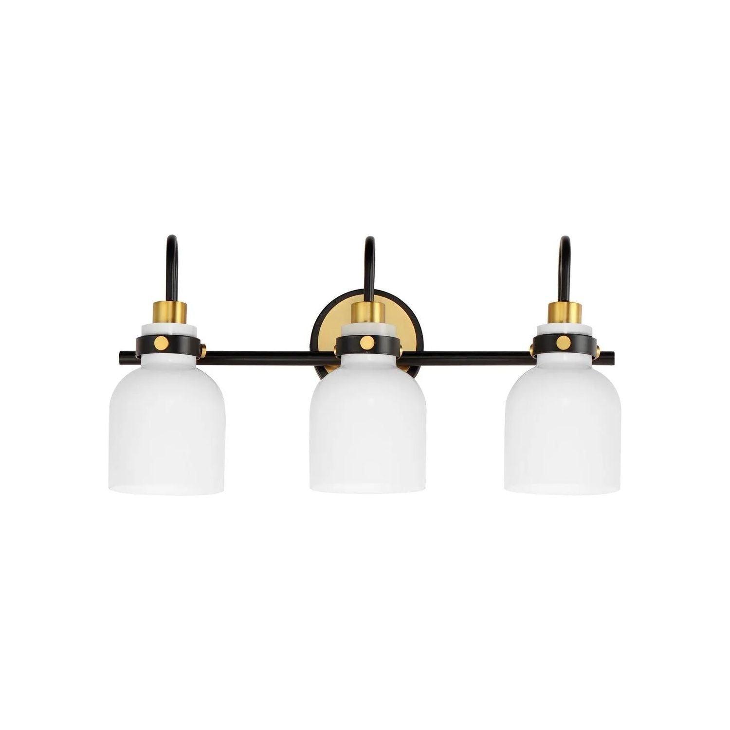 Maxim Lighting - Milk Bath Vanity - 12333WTBKSBR - Canada Light Shop