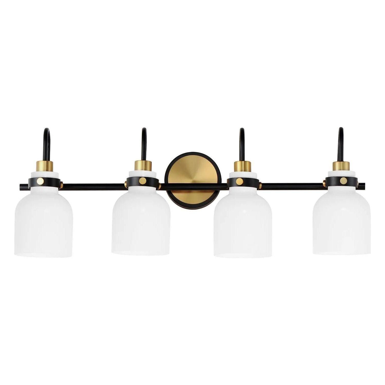 Maxim Lighting - Milk Bath Vanity - 12334WTBKSBR - Canada Light Shop