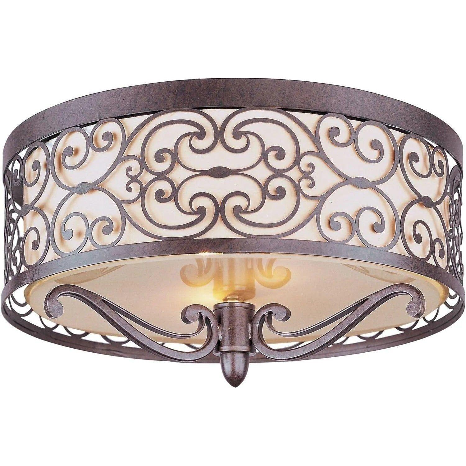 Maxim Lighting - Mondrian Flush Mount - 21151WHUB - Canada Light Shop