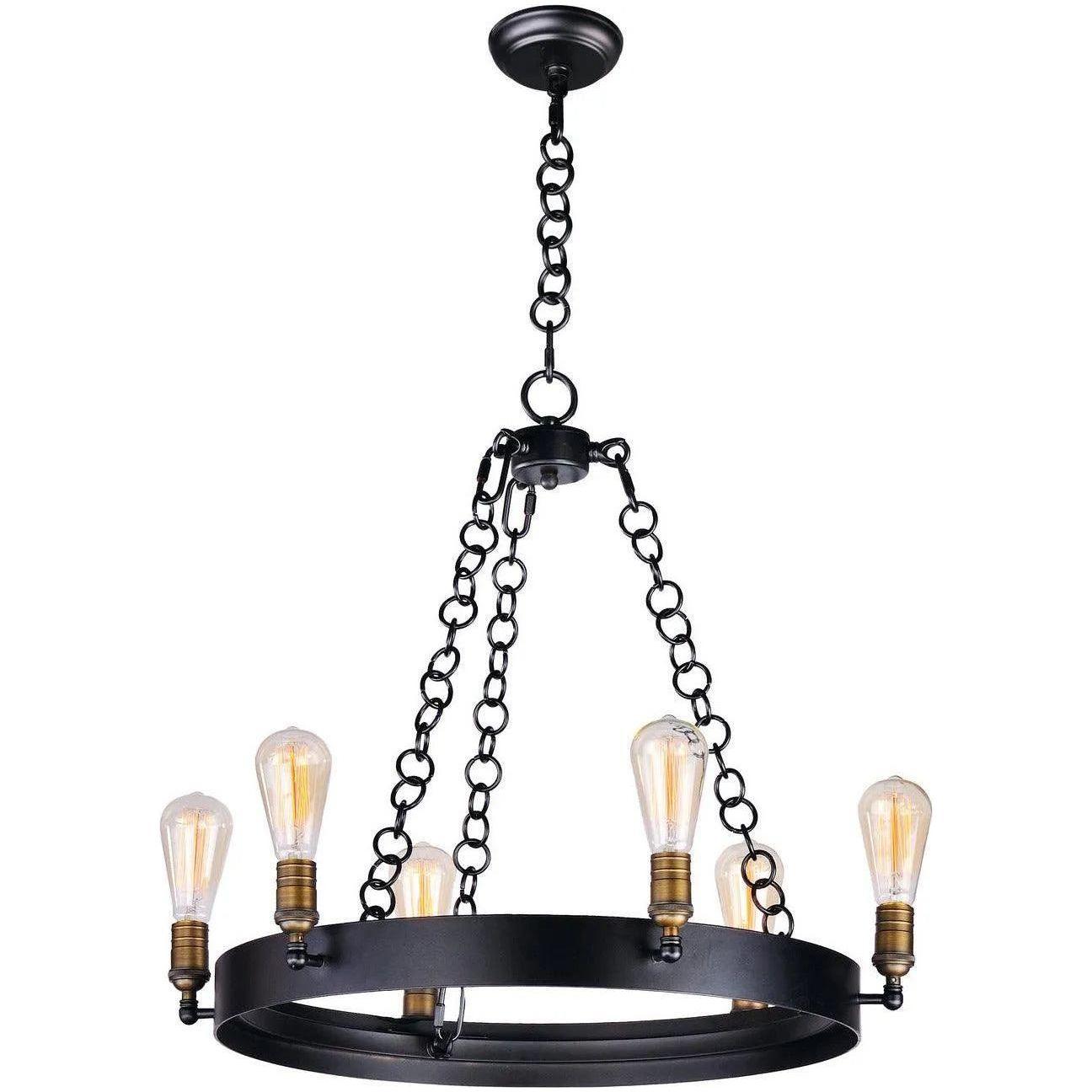 Maxim Lighting - Noble Chandelier - 26273BKNAB/BUI - Canada Light Shop