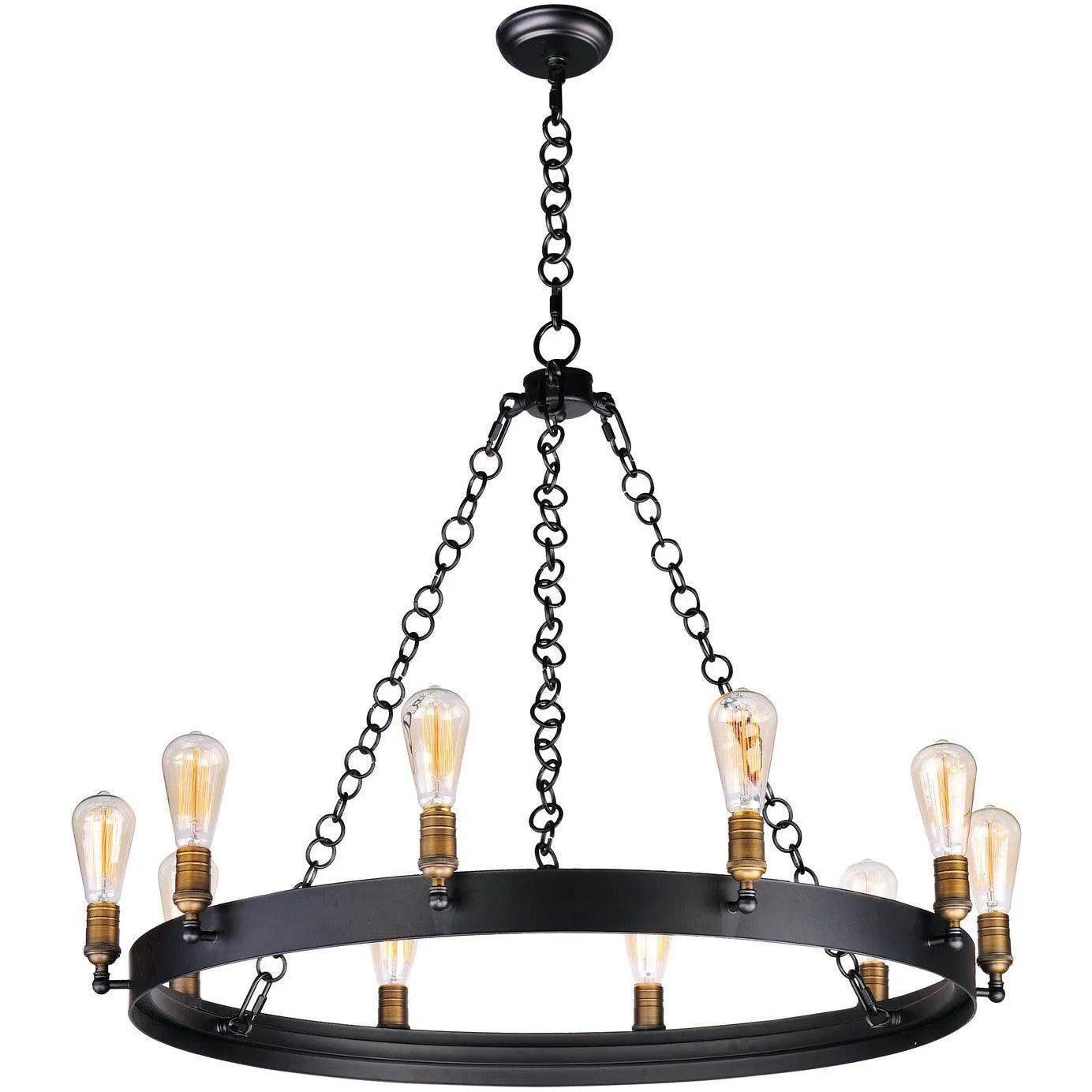 Maxim Lighting - Noble Chandelier - 26275BKNAB/BUI - Canada Light Shop