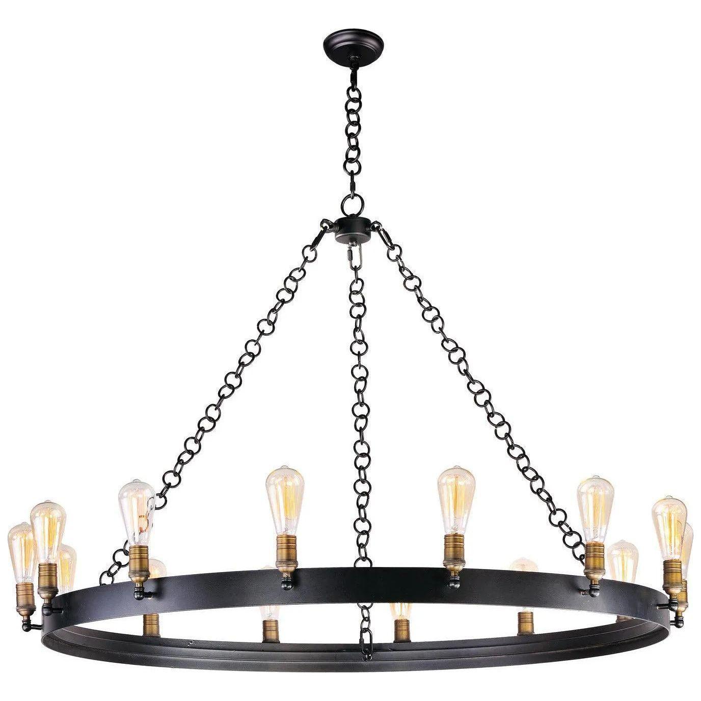 Maxim Lighting - Noble Chandelier - 26276BKNAB/BUI - Canada Light Shop
