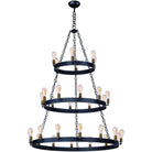 Maxim Lighting - Noble Three-Tier Chandelier - 26278BKNAB - Canada Light Shop