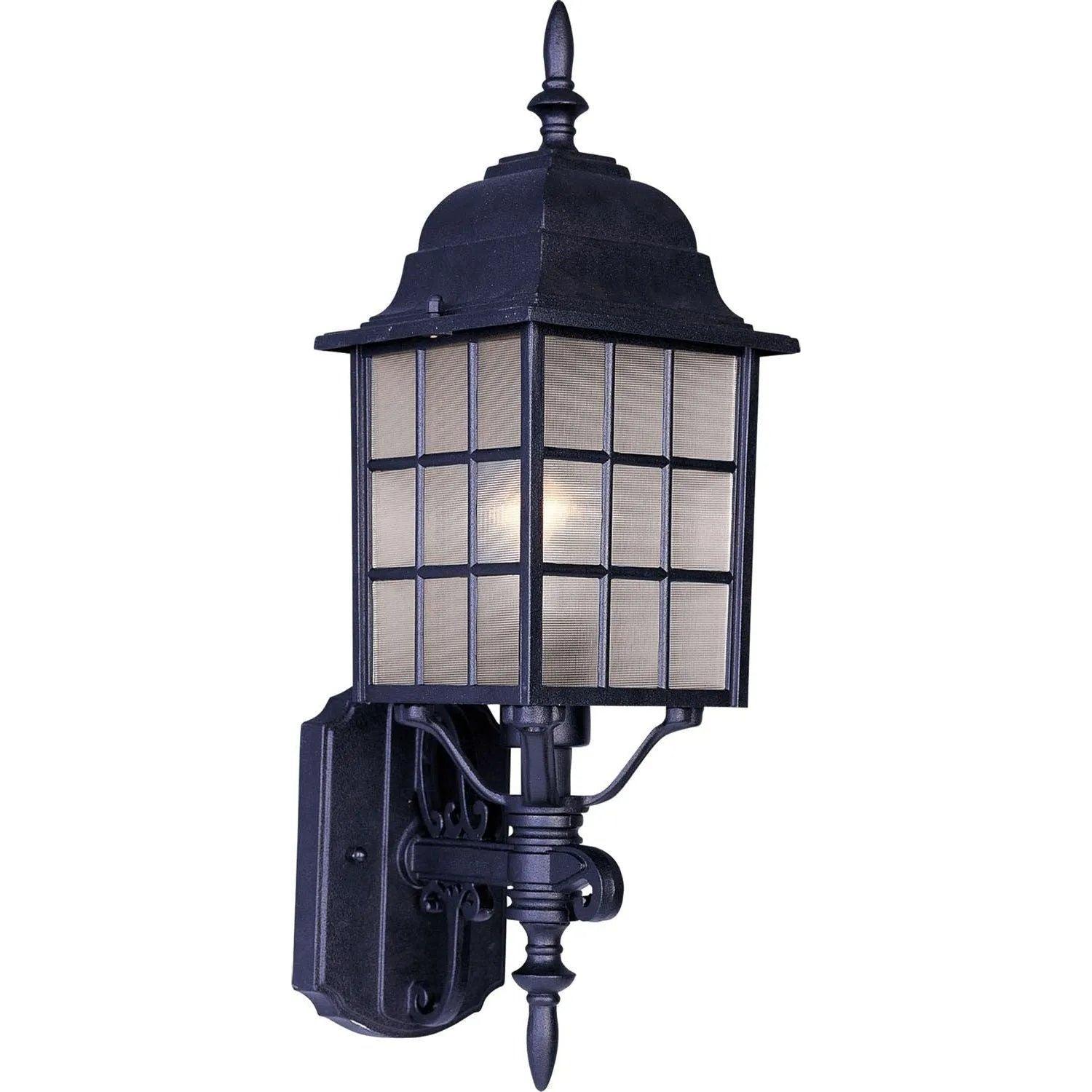 Maxim Lighting - North Church Outdoor Wall Lantern - 1050BK - Canada Light Shop