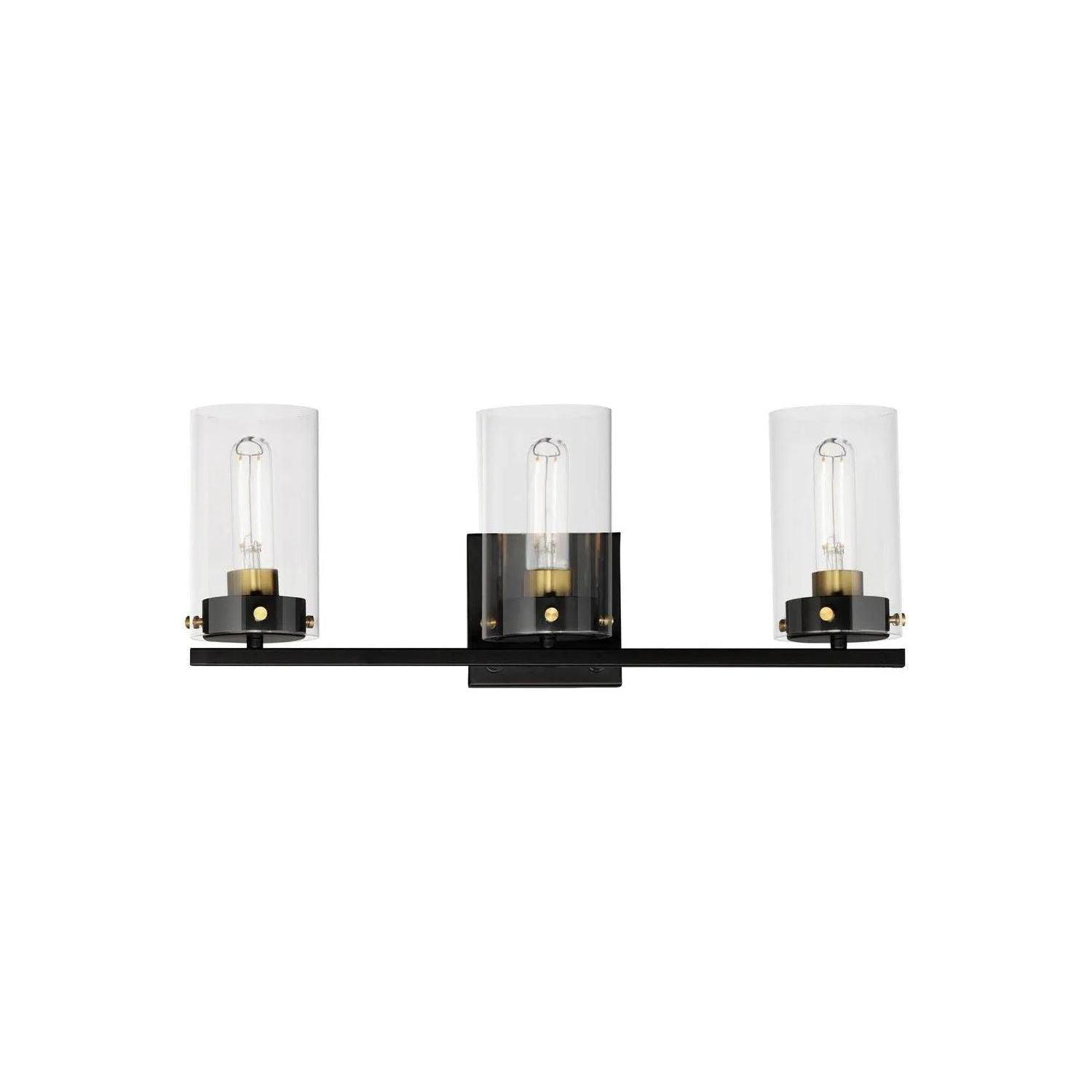 Maxim Lighting - Pinn Bath Vanity - 12403CLBKSBR - Canada Light Shop