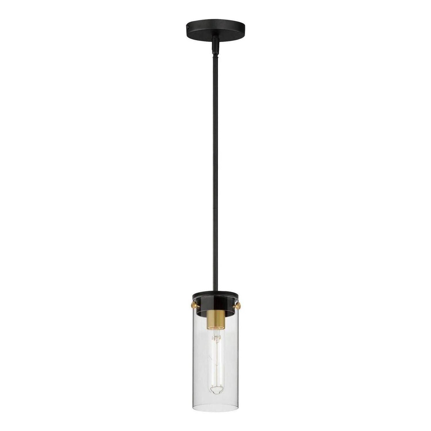 Maxim Lighting - Pinn Mini Pendant - 12406CLBKSBR - Canada Light Shop