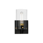 Maxim Lighting - Pinn Wall Sconce - 12401CLBKSBR - Canada Light Shop