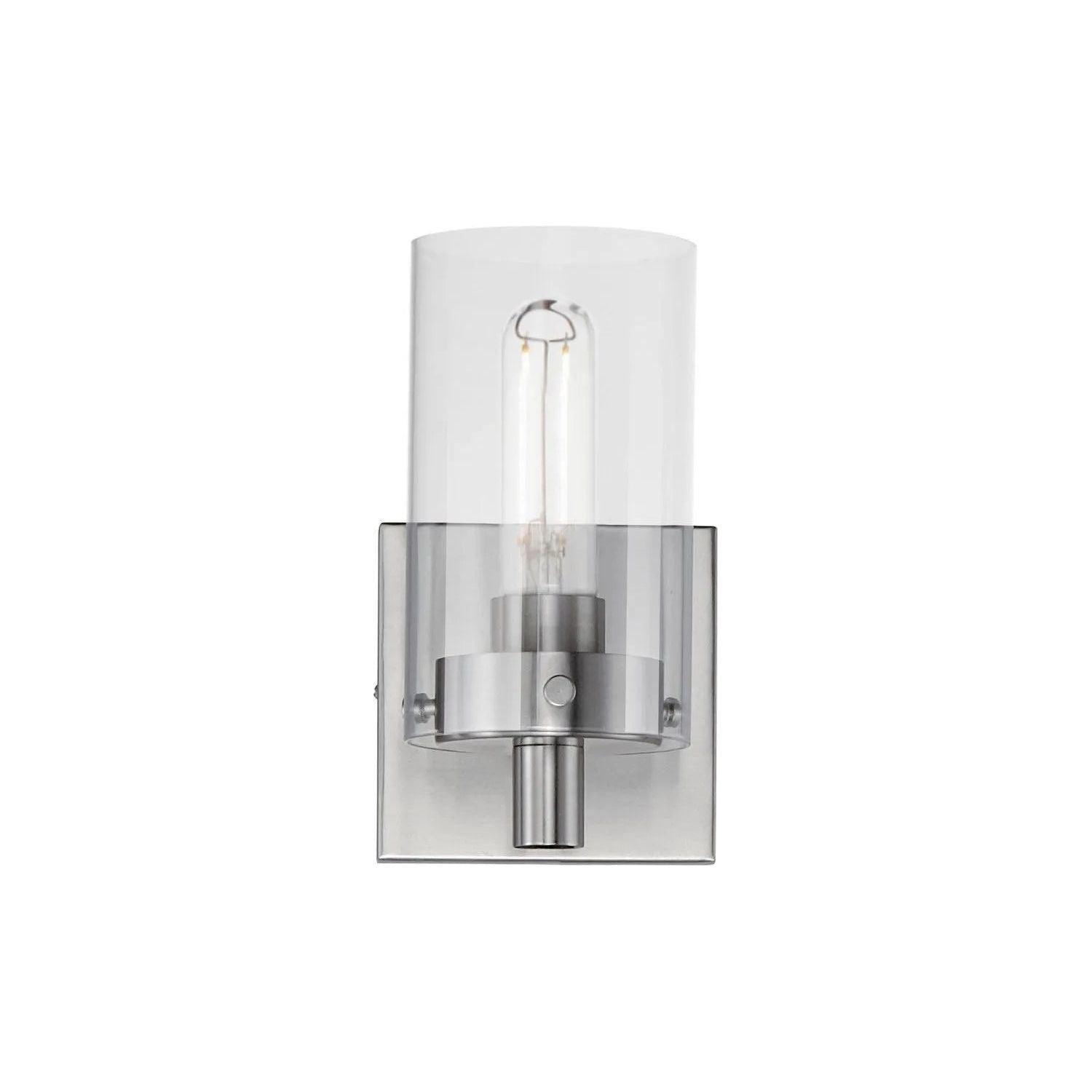 Maxim Lighting - Pinn Wall Sconce - 12401CLSN - Canada Light Shop