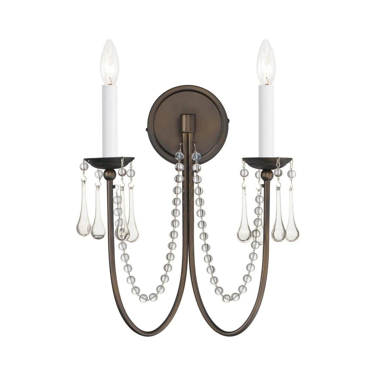Maxim Lighting - Plumette Wall Sconce - 12161CHB/CRY - Canada Light Shop