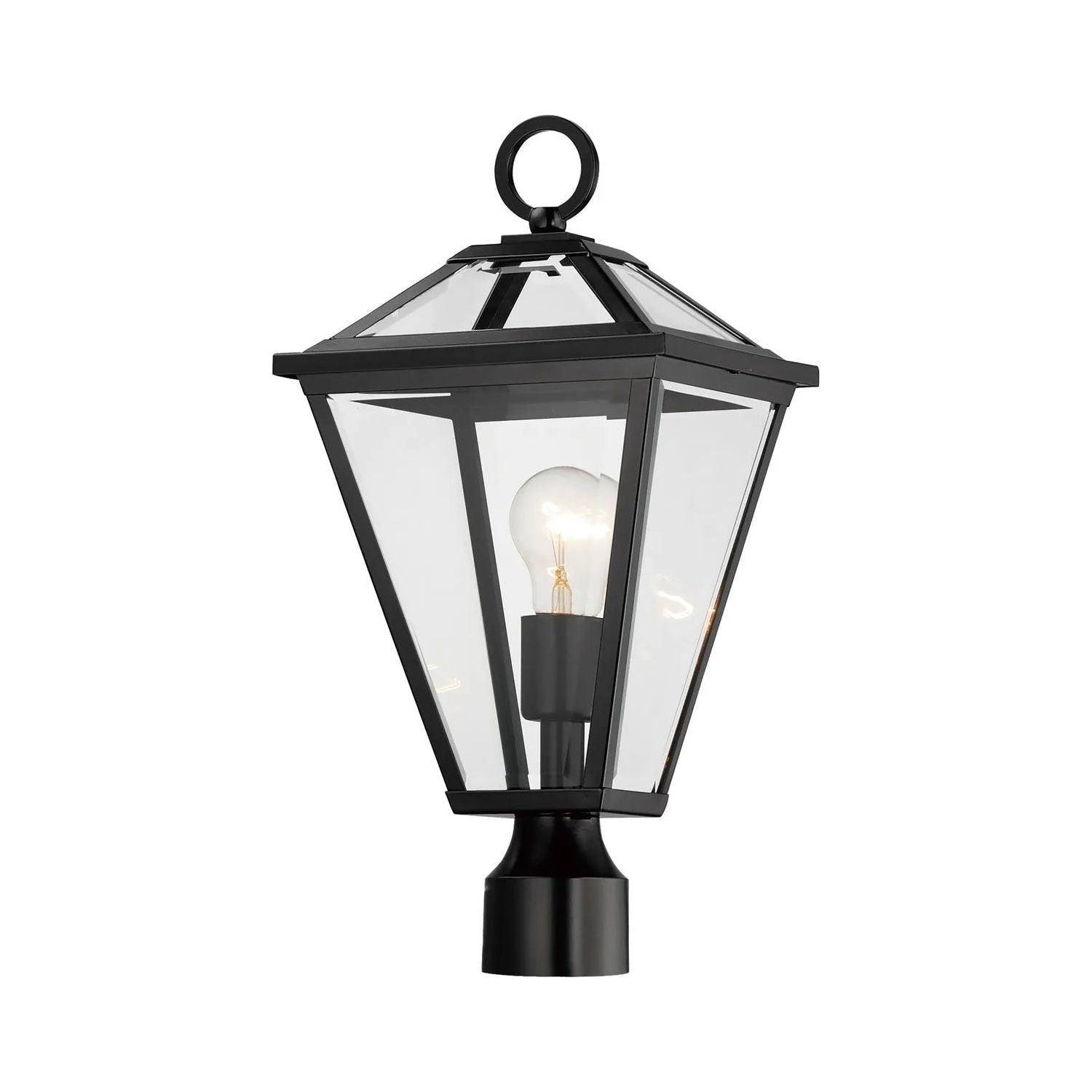 Maxim Lighting - Prism Post Lantern - 30568CLBK - Canada Light Shop