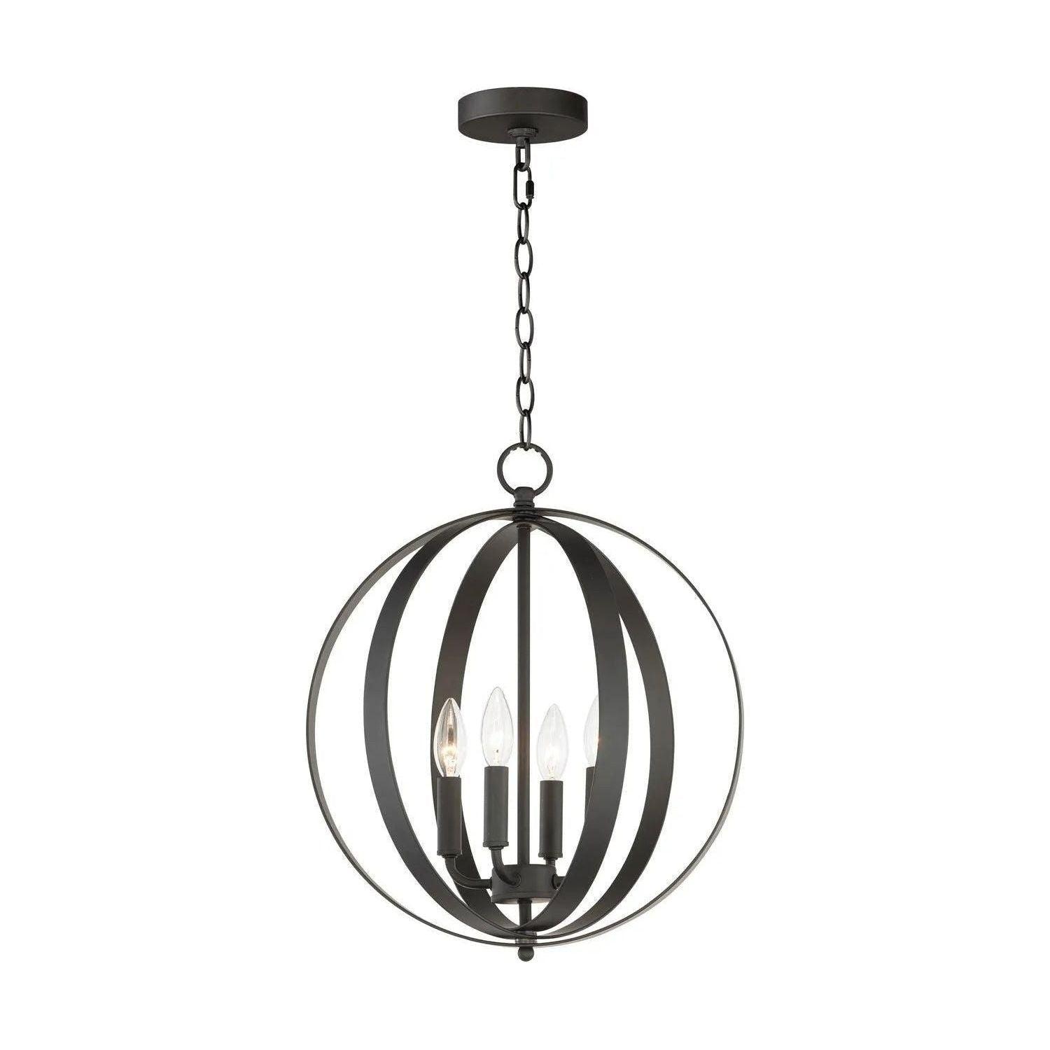Maxim Lighting - Provident Orb Chandelier - 10031BK - Canada Light Shop