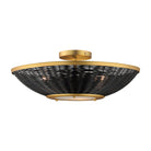 Maxim Lighting - Rattan Wall Sconce/Semi Flush Mount - 14460BRNAB - Canada Light Shop