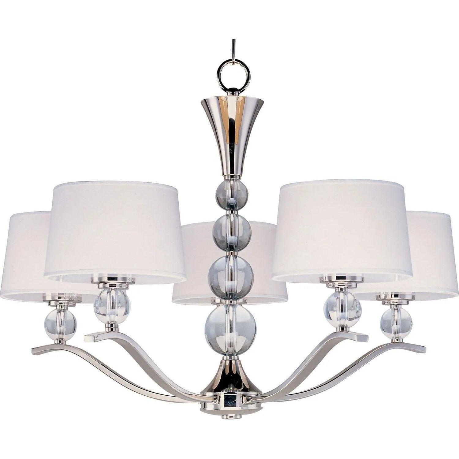 Maxim Lighting - Rondo Chandelier - 12755WTPN - Canada Light Shop