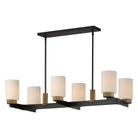 Maxim Lighting - Ruffles Linear Chandelier - 32656SWBKAB - Canada Light Shop