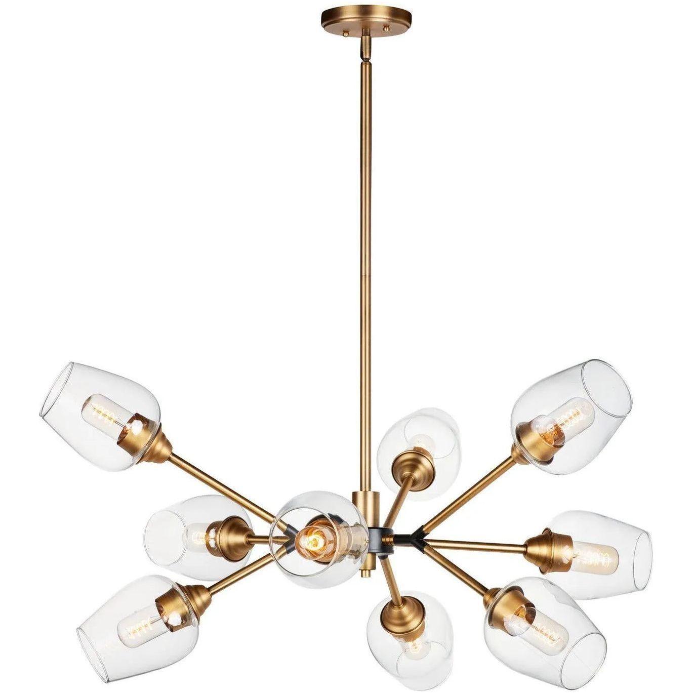 Maxim Lighting - Savvy Chandelier - 26345CLABBK - Canada Light Shop