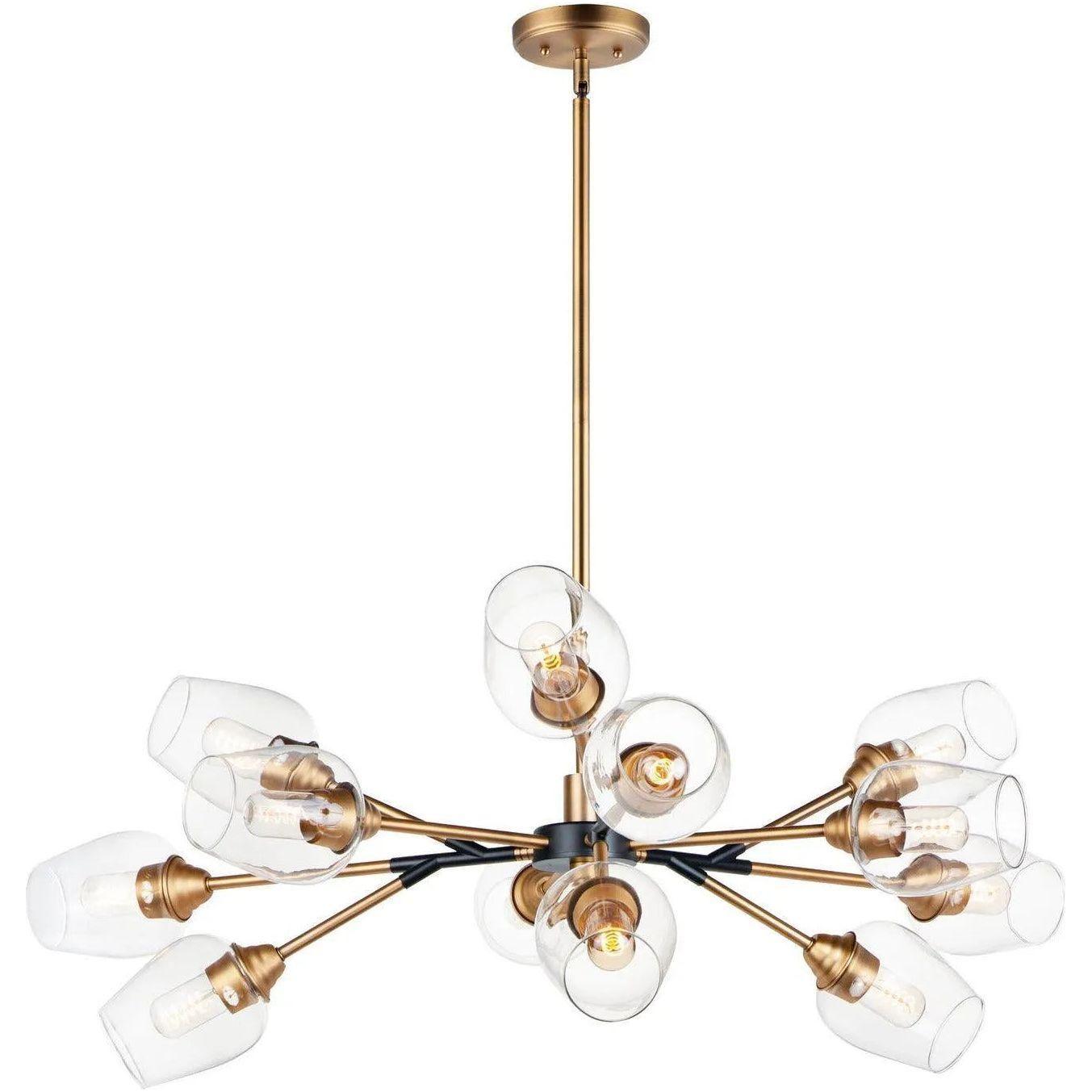 Maxim Lighting - Savvy Chandelier - 26347CLABBK - Canada Light Shop