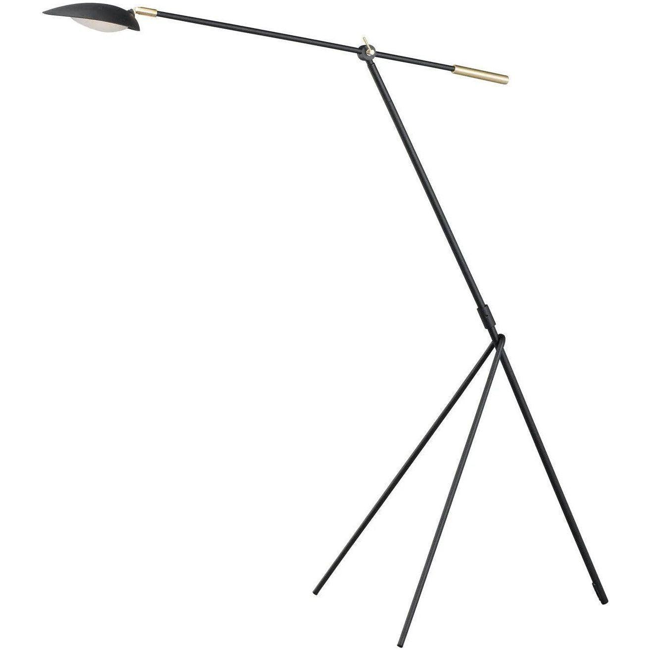 Maxim Lighting - Scan LED Floor Lamp - 21694BKSBR - Canada Light Shop