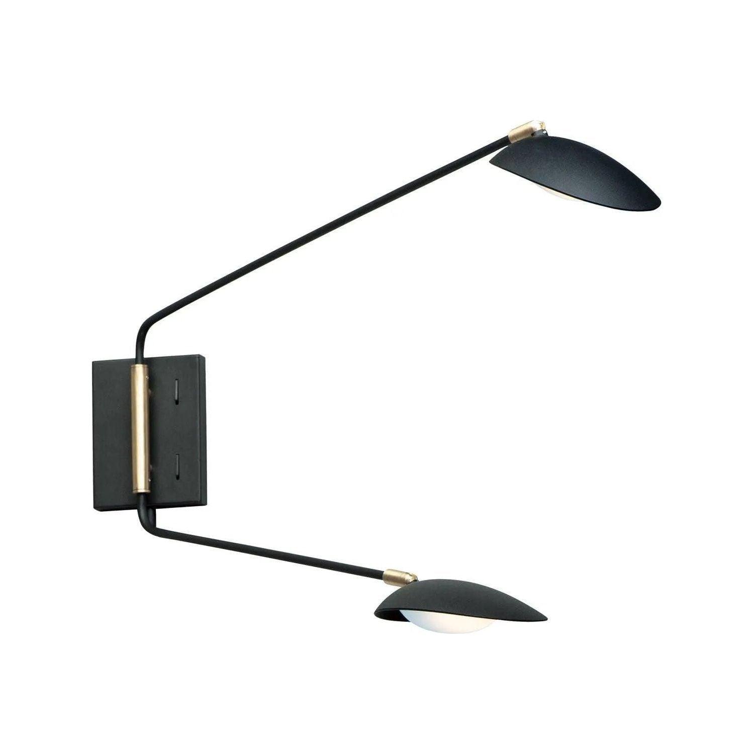 Maxim Lighting - Scan LED Wall Sconce - 21692BKSBR - Canada Light Shop