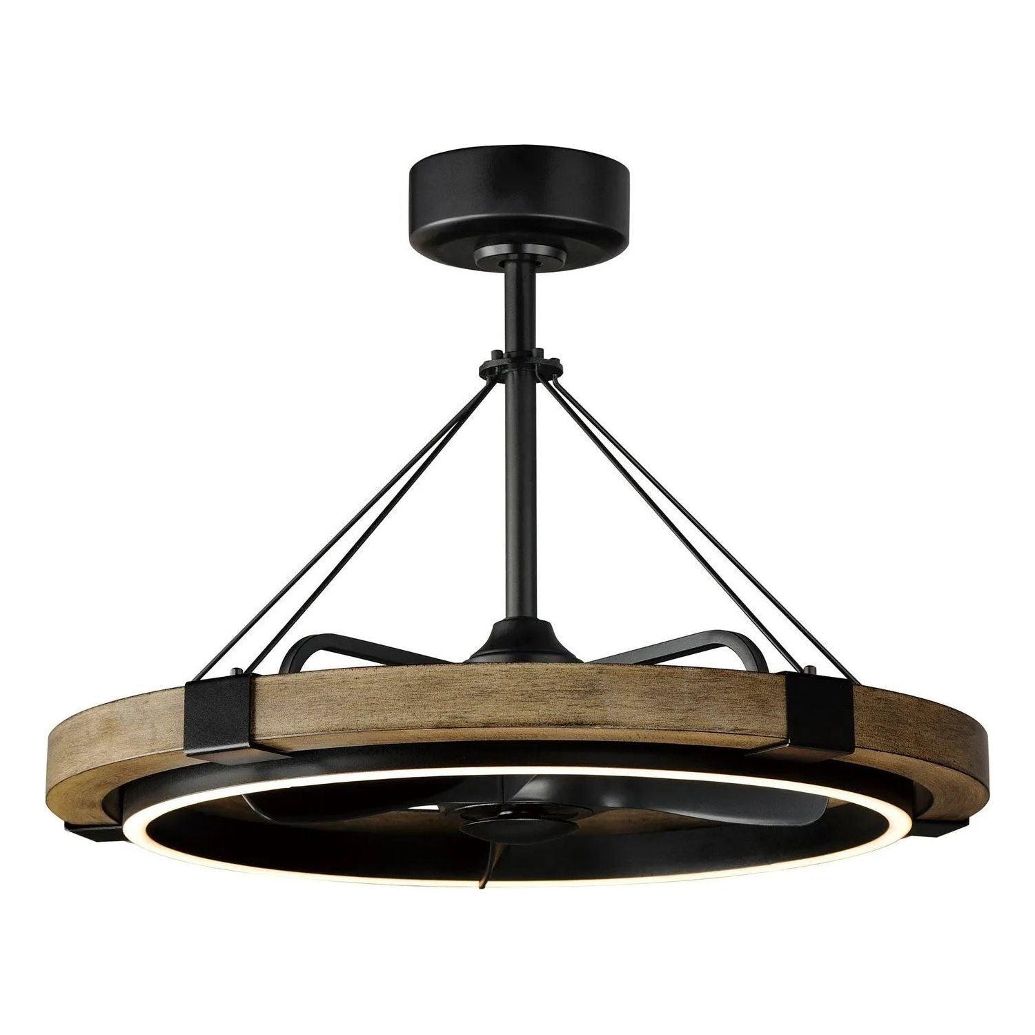 Maxim Lighting - Timber LED Fandelight - 61011DWBK - Canada Light Shop