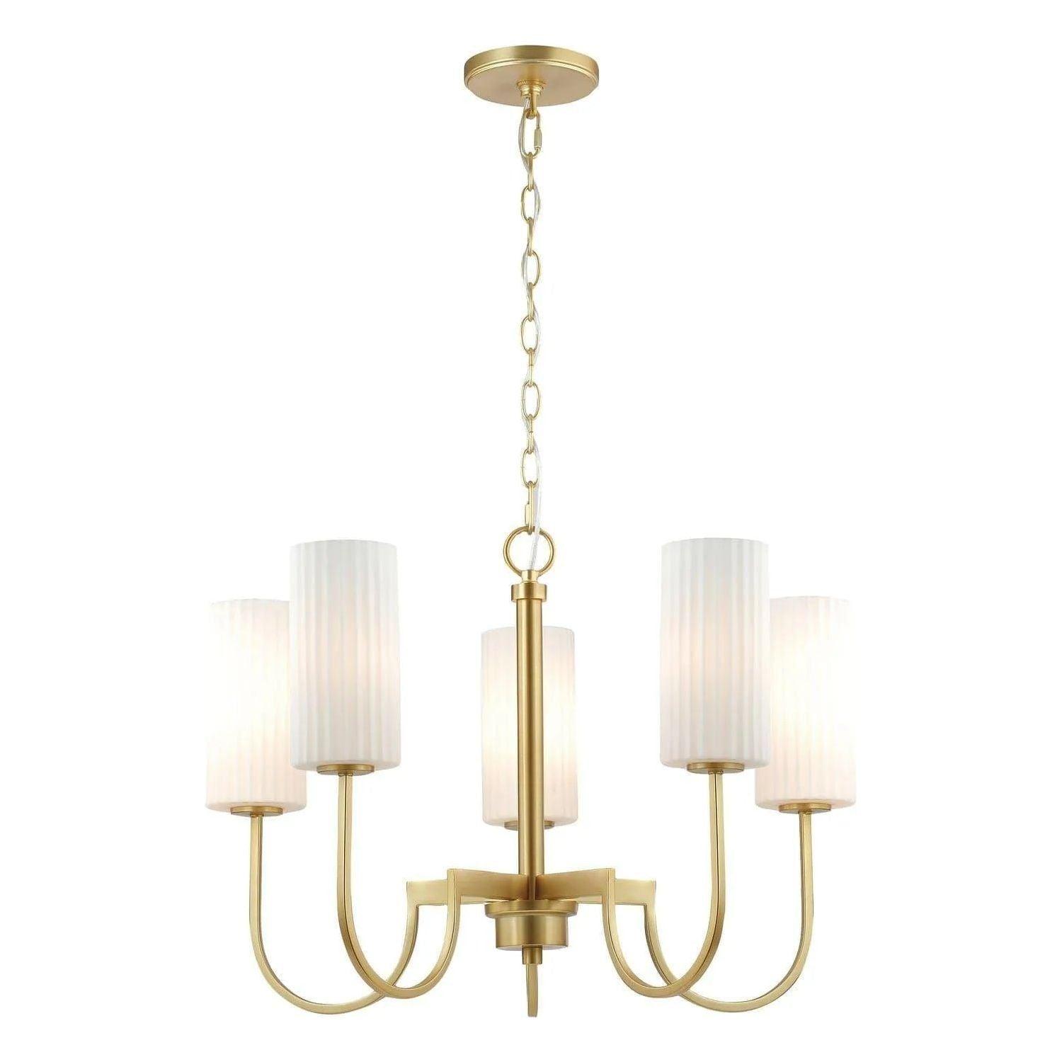 Maxim Lighting - Town and Country Chandelier - 32005SWSBR - Canada Light Shop