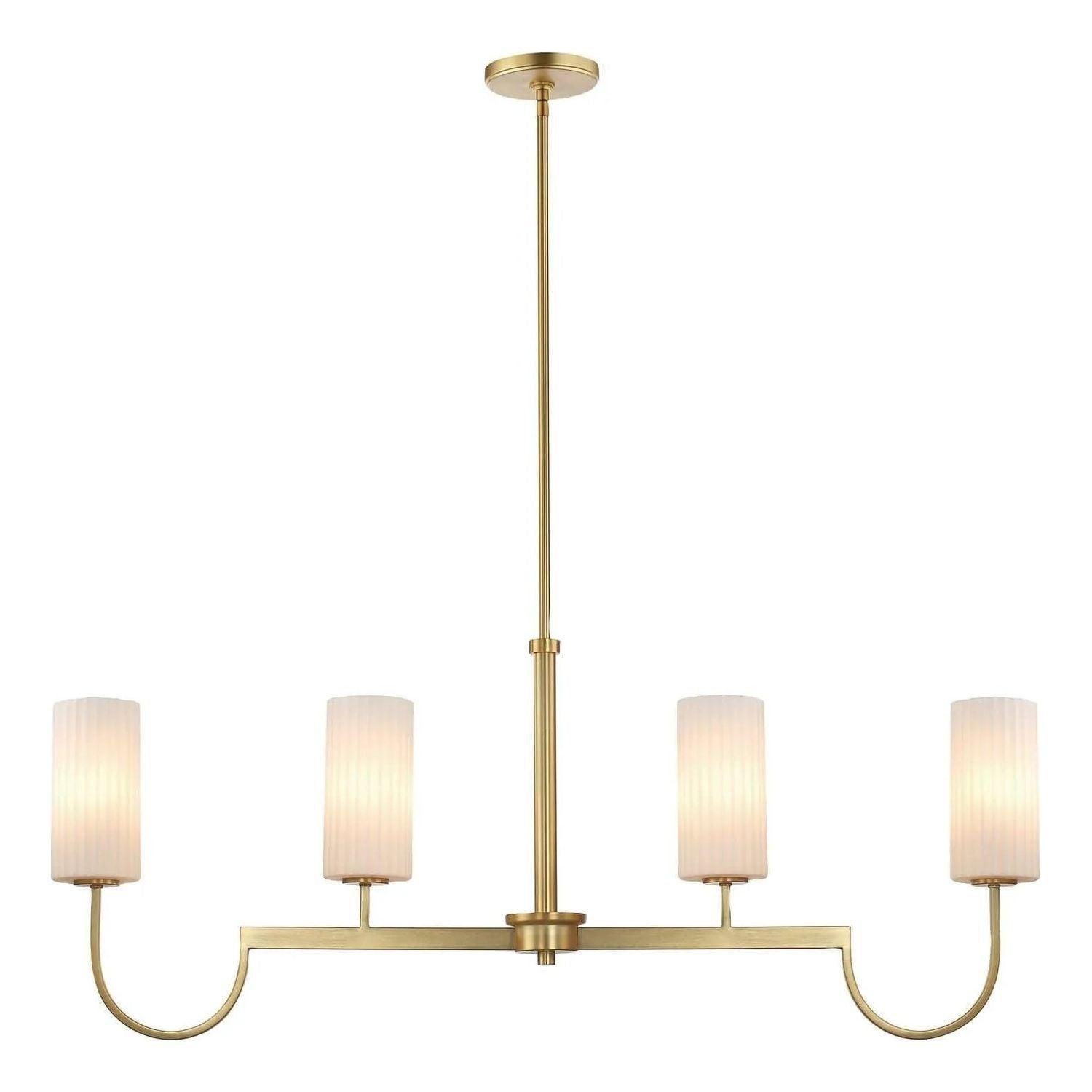 Maxim Lighting - Town and Country Linear Chandelier - 32004SWSBR - Canada Light Shop