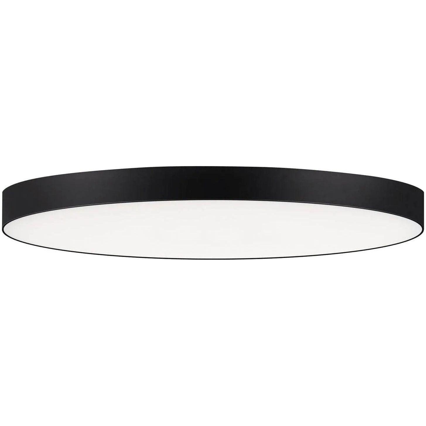 Maxim Lighting - Trim Round LED Flush Mount - 57664WTBK - Canada Light Shop