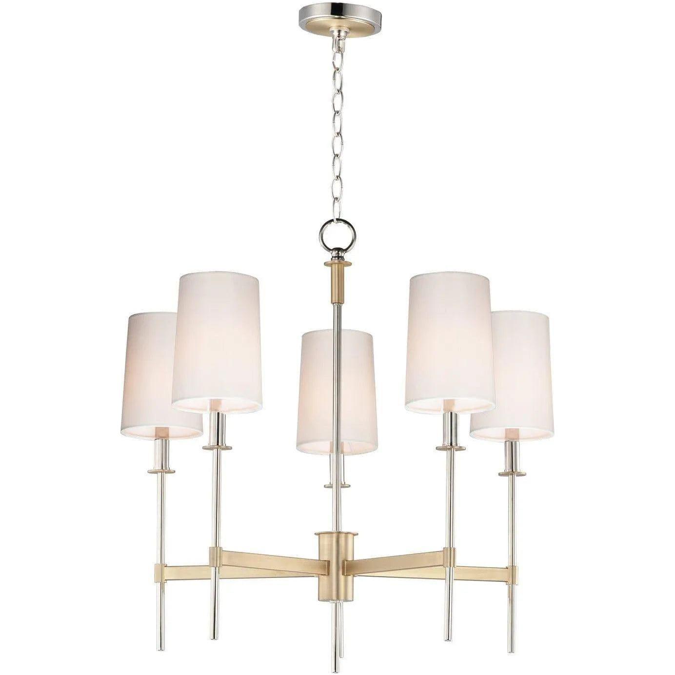 Maxim Lighting - Uptown Chandelier - 32395OFSBRPN - Canada Light Shop