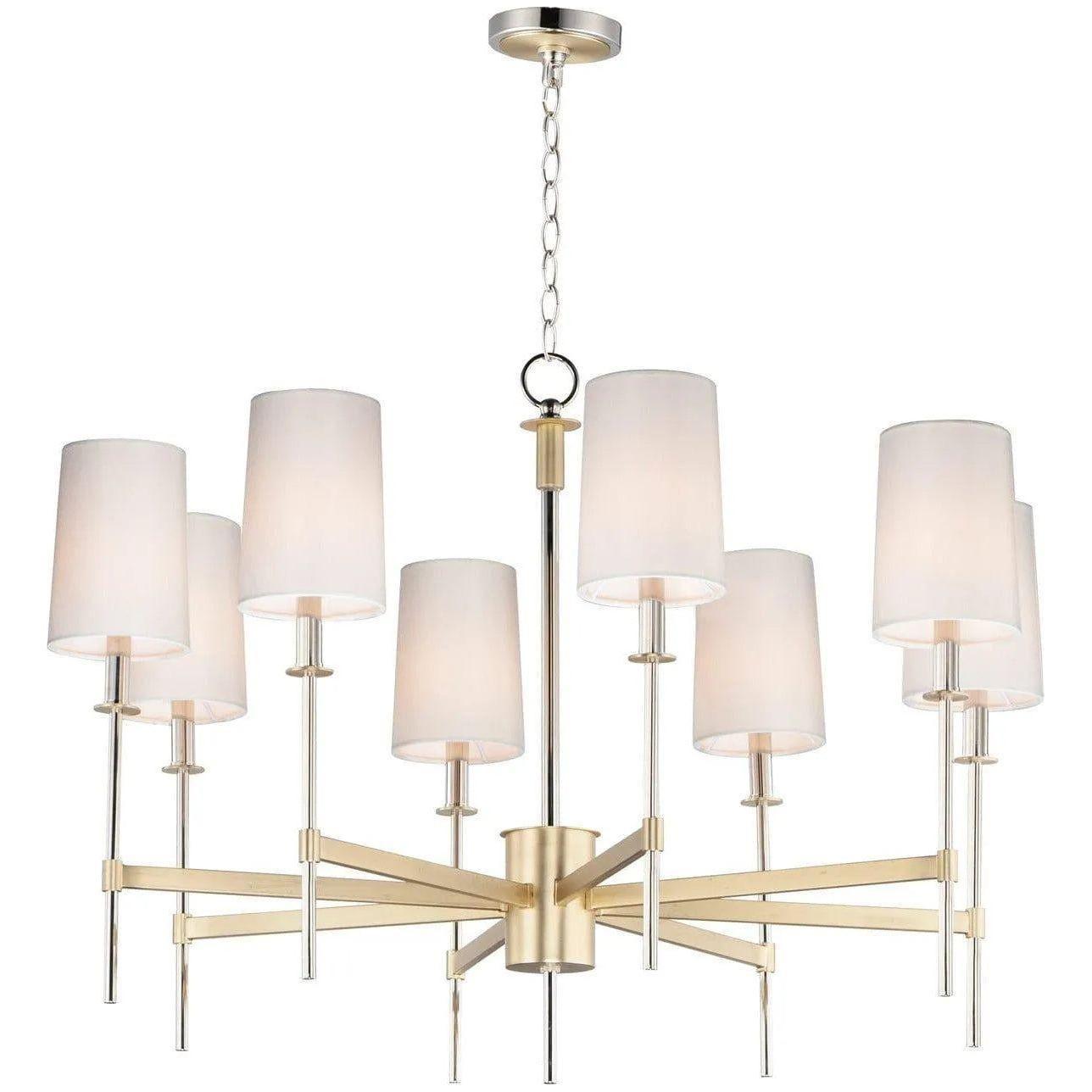 Maxim Lighting - Uptown Chandelier - 32398OFSBRPN - Canada Light Shop