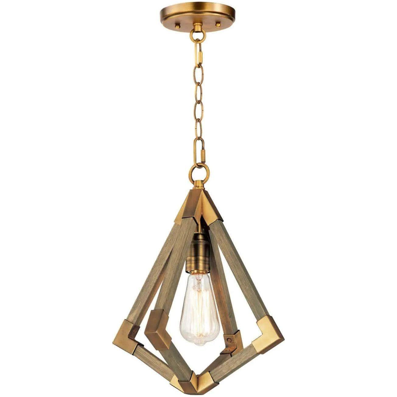 Maxim Lighting - Vector Pendant - 12259WOAB - Canada Light Shop