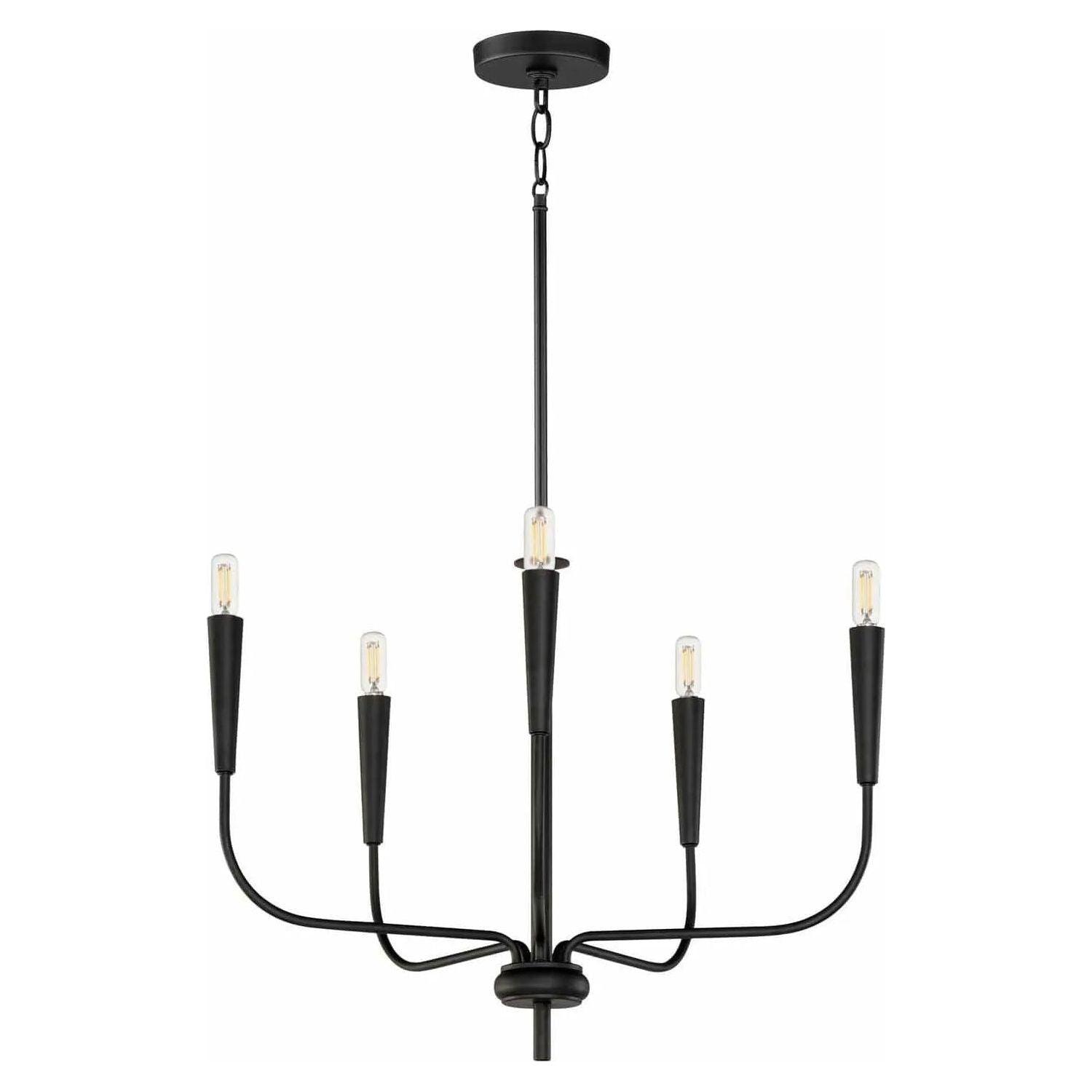 Maxim Lighting - Vela Chandelier - 24815BK - Canada Light Shop
