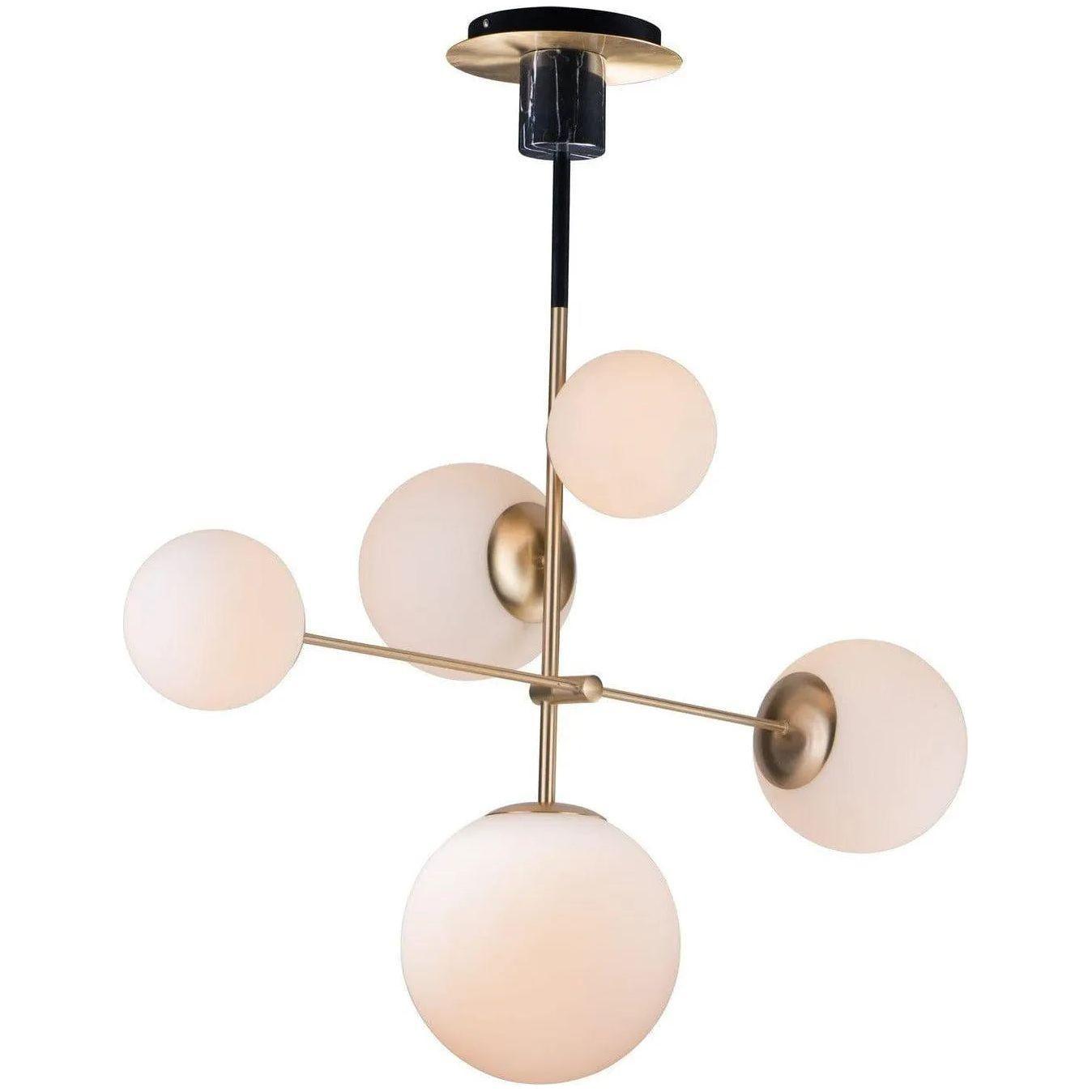Maxim Lighting - Vesper Chandelier - 26037SWSBRBK - Canada Light Shop