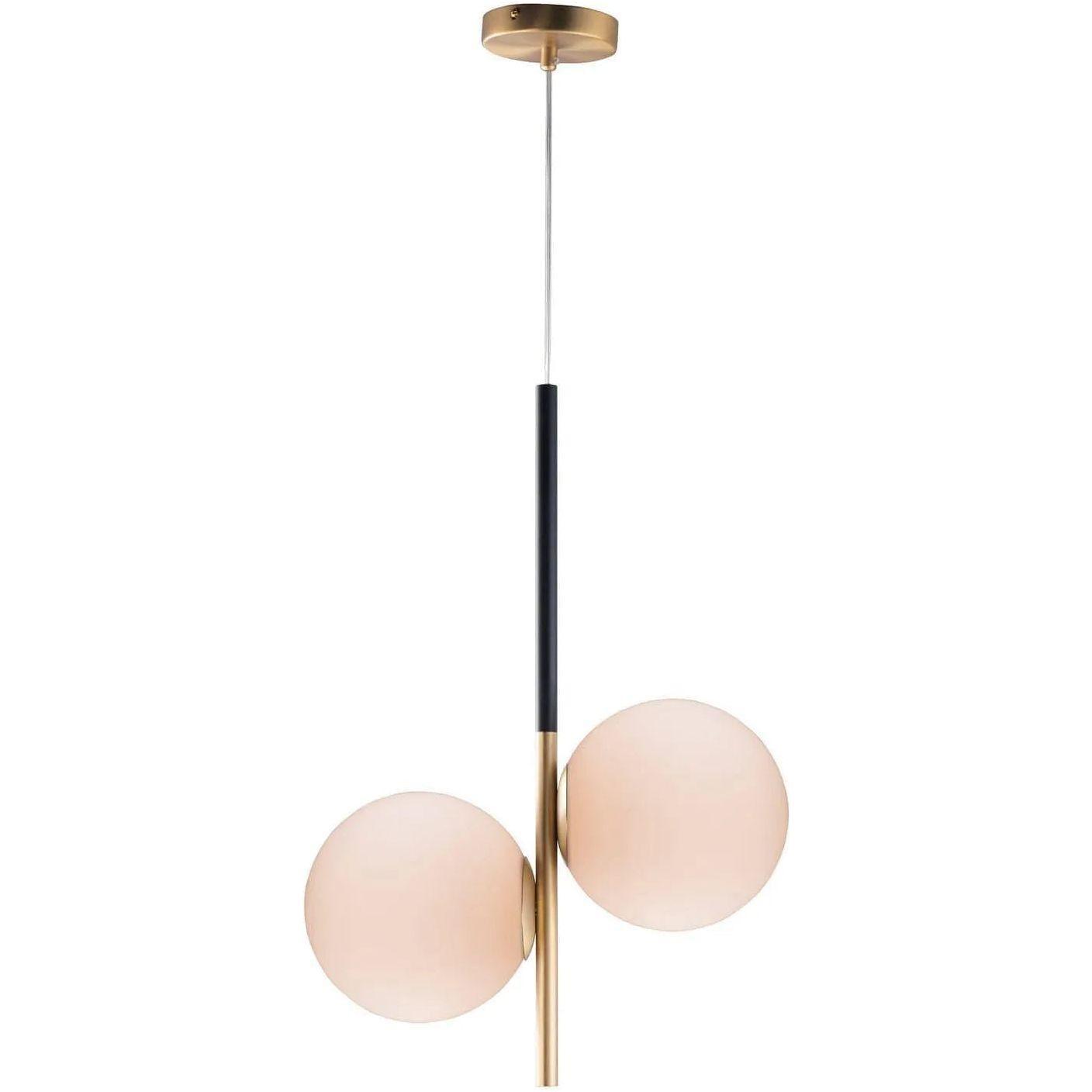 Maxim Lighting - Vesper Double Pendant - 26035SWSBRBK - Canada Light Shop