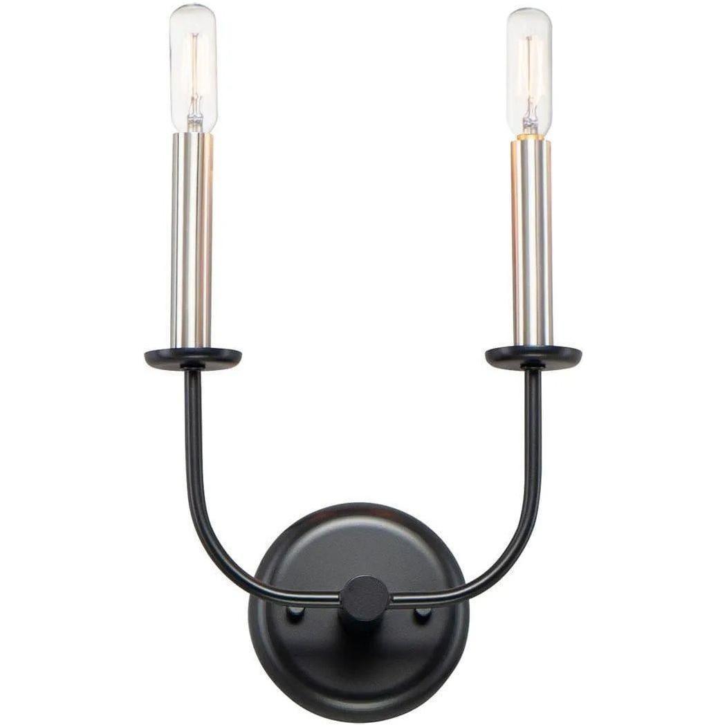 Maxim Lighting - Wesley Wall Sconce - 10322BKSN - Canada Light Shop